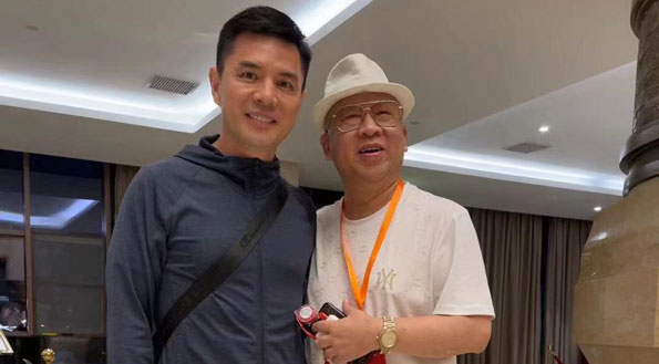 董事長與中央電視臺主持人趙普合影！